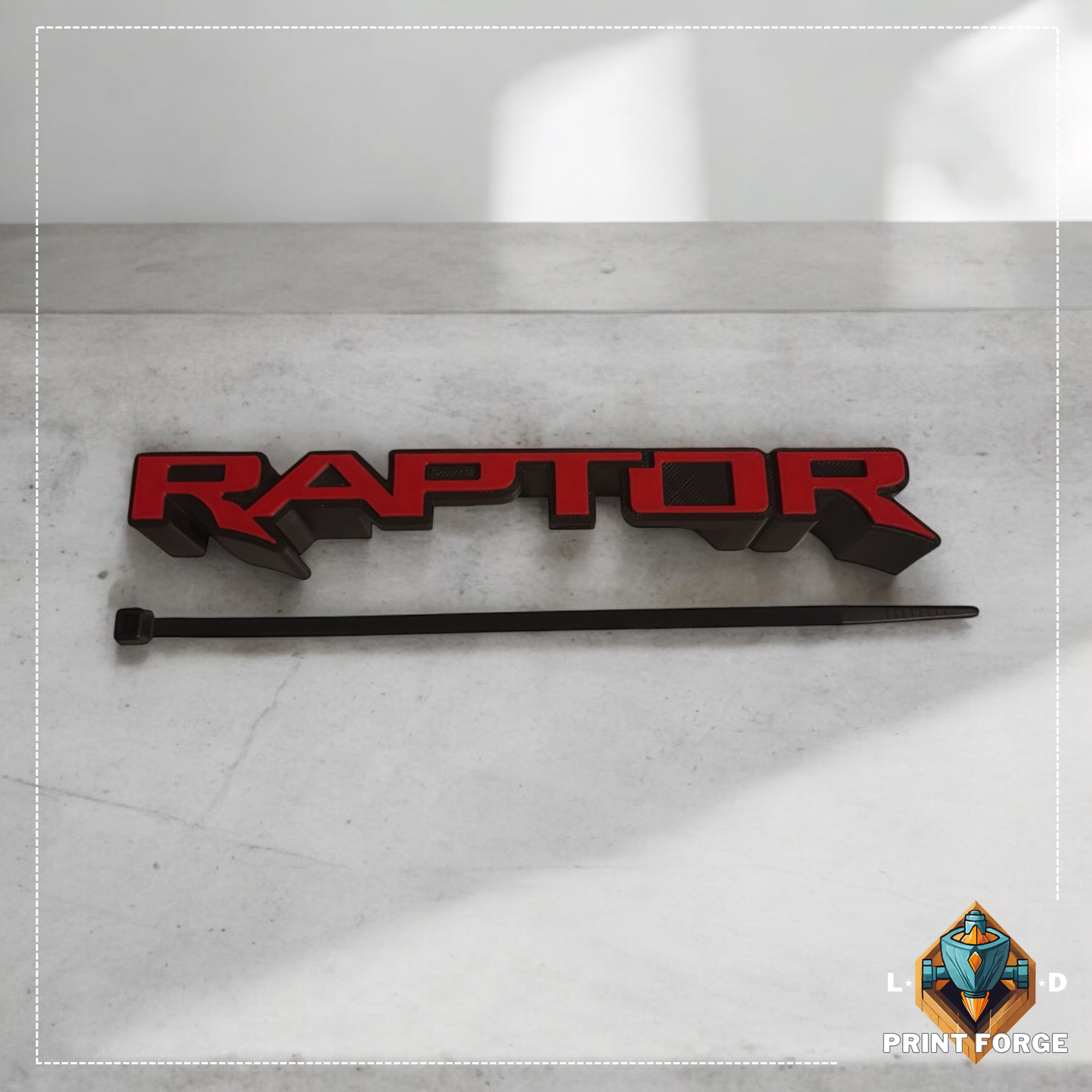 Custom RAPTOR Front Grille Emblem Badge – Next-Gen Ranger (Aftermarket)