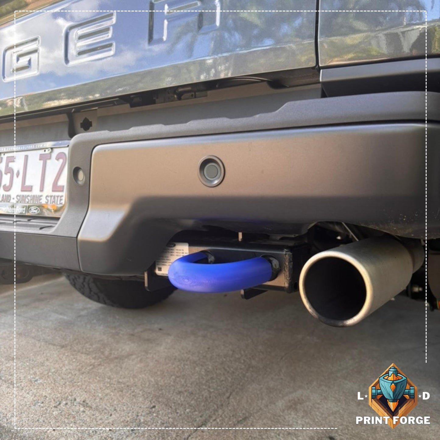 Standard NextGen Ford Ranger Raptor Back Tow Hook Accent Covers for Round Hooks | Ford Accessories and Parts |  Ranger Raptor | Wildtrak