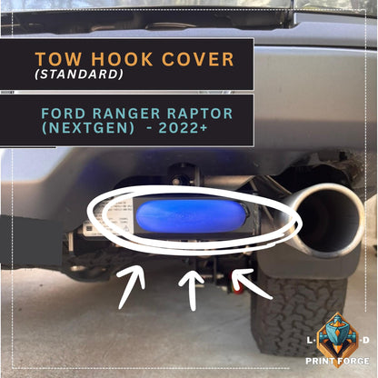Standard NextGen Ford Ranger Raptor Back Tow Hook Accent Covers for Round Hooks | Ford Accessories and Parts |  Ranger Raptor | Wildtrak