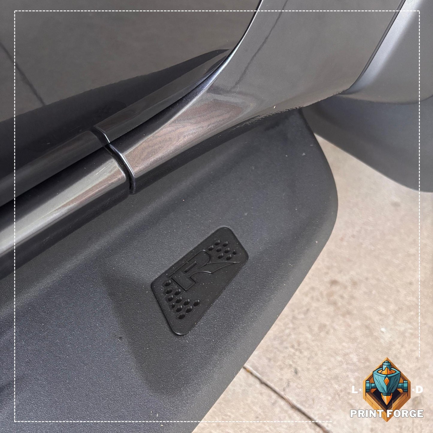 Ford Next-Gen Ranger Raptor Side Step Inserts – Blackout "R" Edition | NextGen Ranger Raptor Accessories | Ford Ranger Parts | Raptor Trim