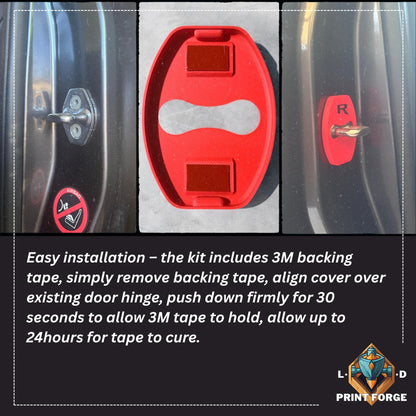 Ford Ranger Raptor Door Hinge Covers | 3M Adhesive | Next-Gen Raptor Trim Mod | LD PrintForge Custom 4x4 Accessories, Ford Accessories