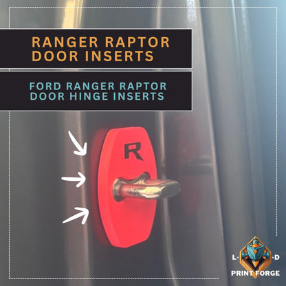 Ford Ranger Raptor Door Hinge Covers | 3M Adhesive | Next-Gen Raptor Trim Mod | LD PrintForge Custom 4x4 Accessories, Ford Accessories