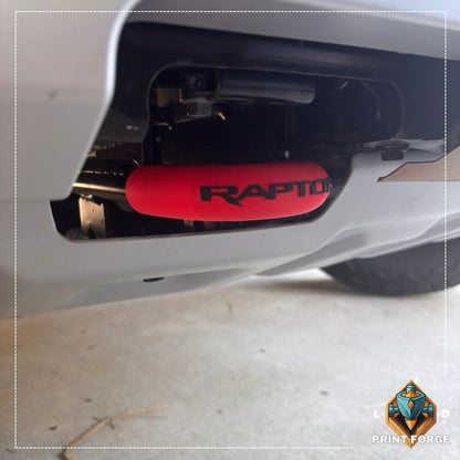 Premium Front "Raptor" Text NextGen Ford Ranger Raptor Tow Hook Accent Covers for Round Hooks | Ford Accessories and Parts |  Wildtrak